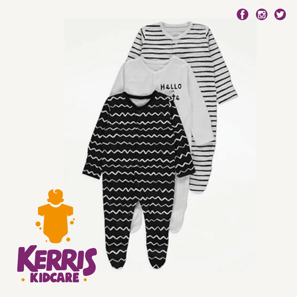 Black Patterned Slogan Long Sleeve